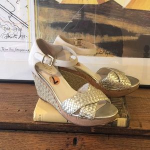 Cole Haan Nike Air wedge espadrilles.